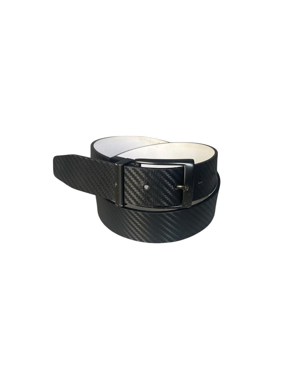 Nike Men’s Genuine Leather Carbon Fiber Belt Size-32